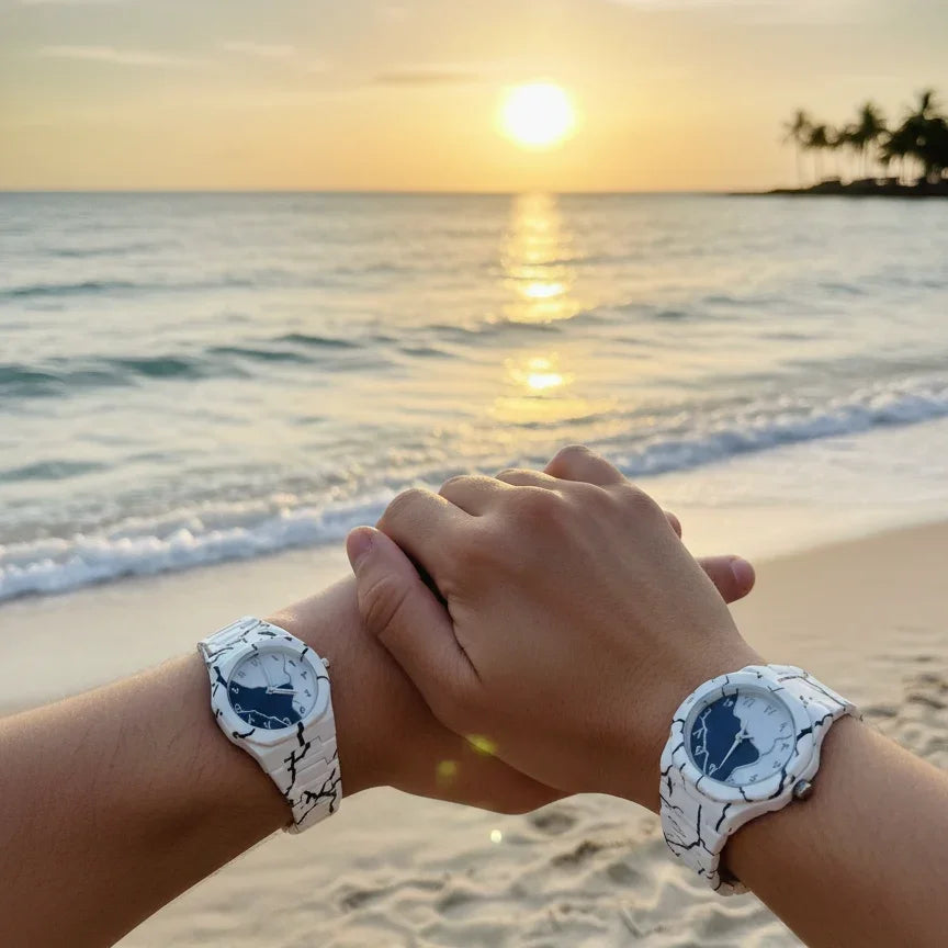 Tiger Aura Pair Watches – Stylish His & Hers Couple Watch Set