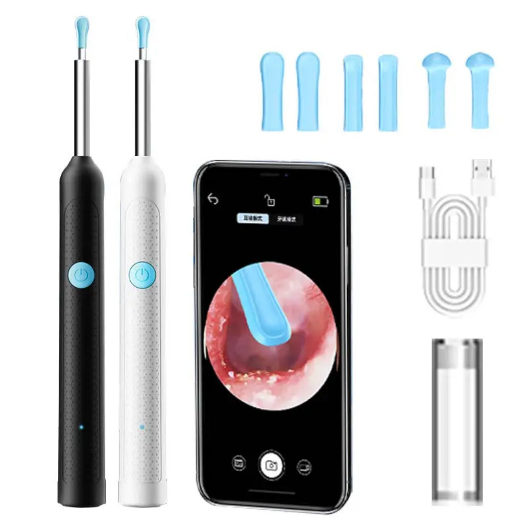 Smart Ear Cleaner with Camera & LED Light – Wireless Ear Wax Removal Tool