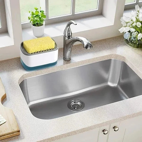 SoapMate™ 2-in-1 Dish Soap Dispenser with Sponge Holder