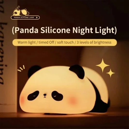 PandaGlow™ Silicone Night Light – 3-Level Brightness