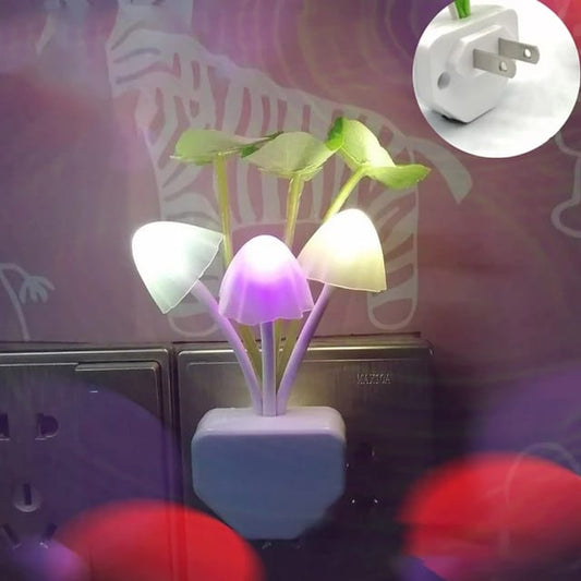 Mushroom Night Light – 7-Color LED Sensor Lamp for Bedroom & Kids Room