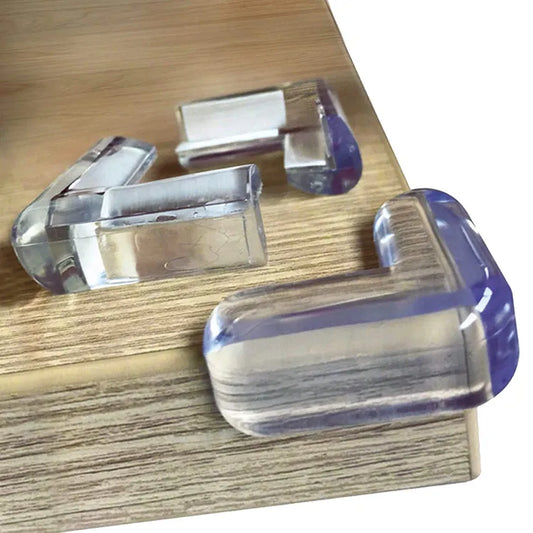 Pack of 4 Silicone Table Corner Protectors – Baby & Kids Safety Corner Guards