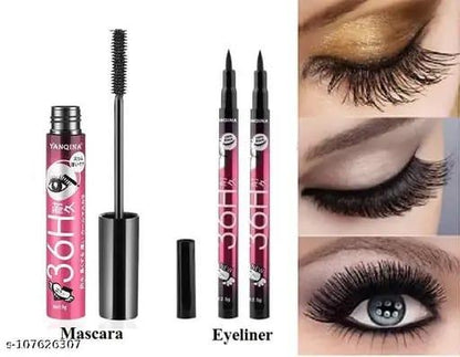 2-in-1 36H Eyeliner & Mascara Set – Waterproof Eye Makeup Duo