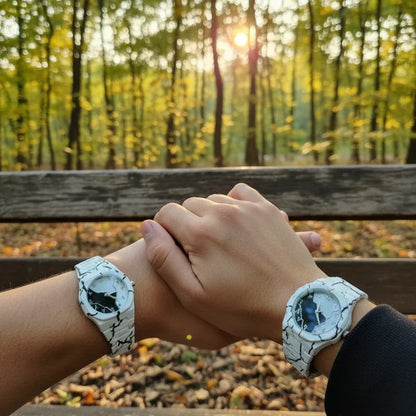 Tiger Aura Pair Watches – Stylish His & Hers Couple Watch Set