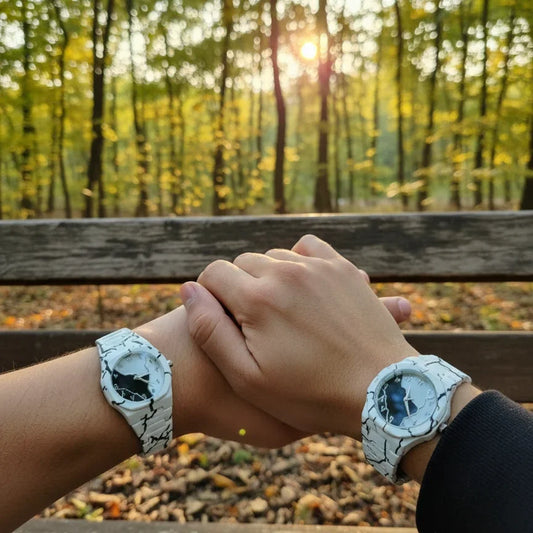 Tiger Aura Pair Watches – Stylish His & Hers Couple Watch Set