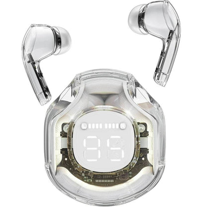 Air39 Transparent Wireless Earbuds – Bluetooth 5.3 TWS with LED Display