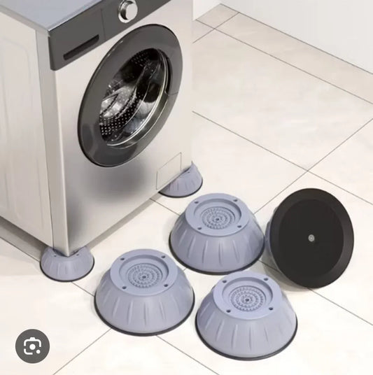 Washing Machine Anti-Vibration Pads Set of 4 – Non-Slip Shock Absorbing Floor Protectors