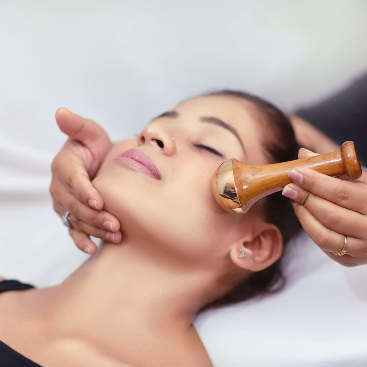 Kansa Wand Face & Body Massager – Ayurvedic Bronze Massage Tool