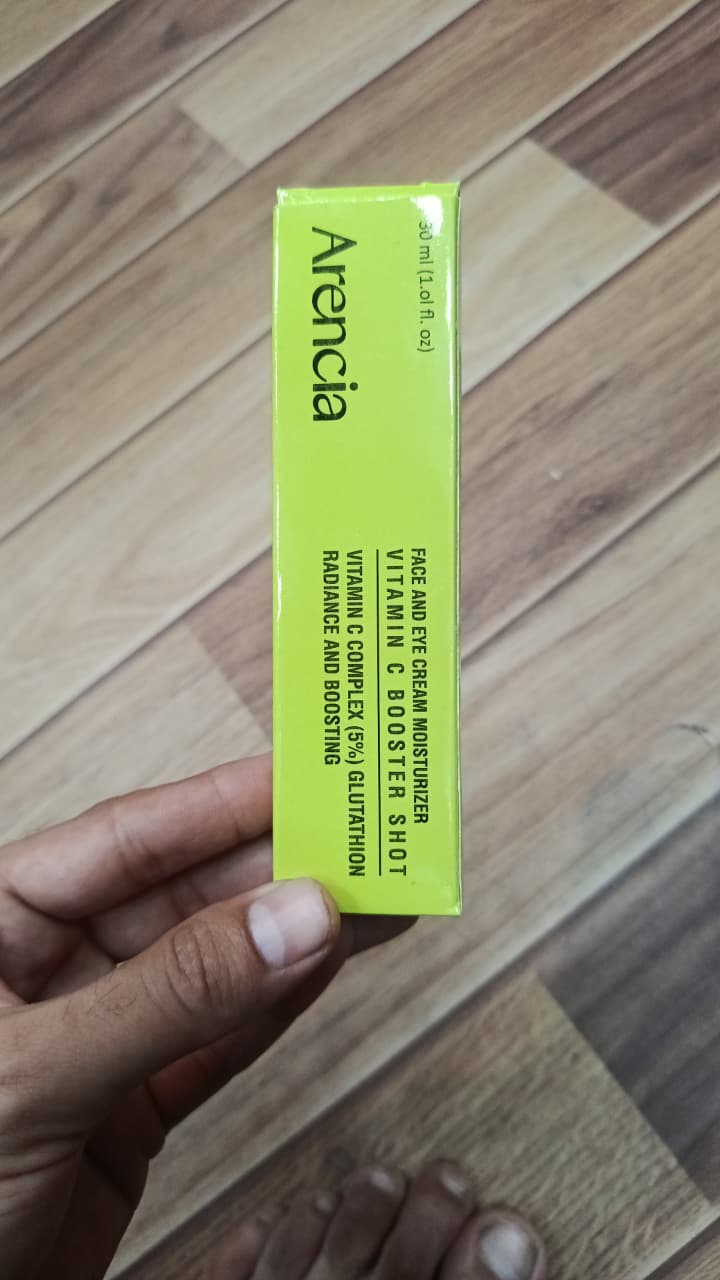 Arencia Vitamin C Booster Shot 30ml – Vitamin C & Glutathione Face Cream