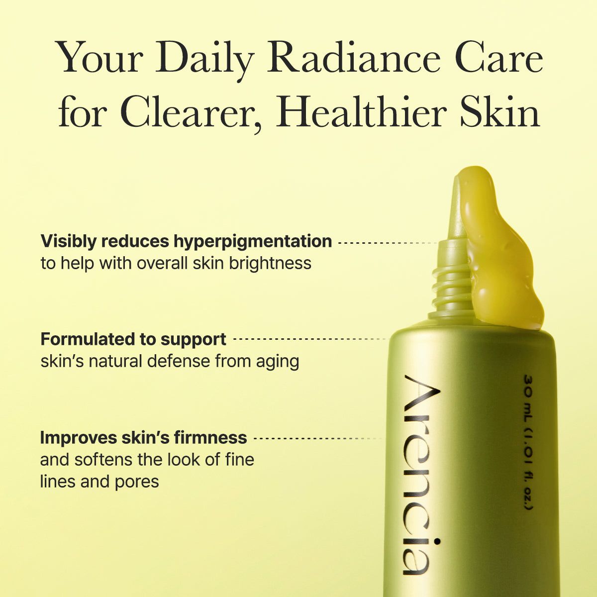 Arencia Vitamin C Booster Shot 30ml – Vitamin C & Glutathione Face Cream