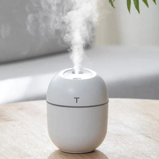Mini USB Air Humidifier – Portable Cool Mist Diffuser with Night Light