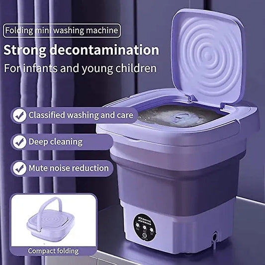Portable Washing Machine for Travel & Home (random color)