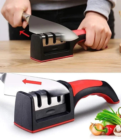 SharpPro™ 3-Stage Kitchen Knife Sharpener