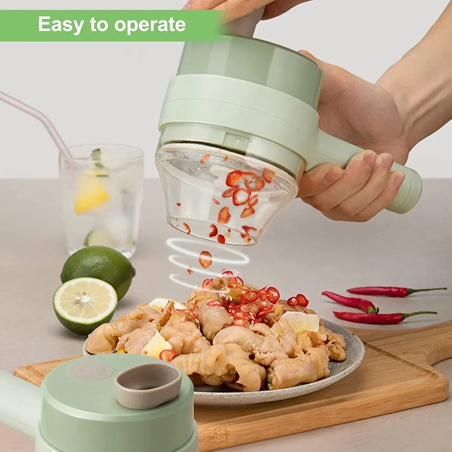 TurboChop™ Electric Food & Vegetable Chopper