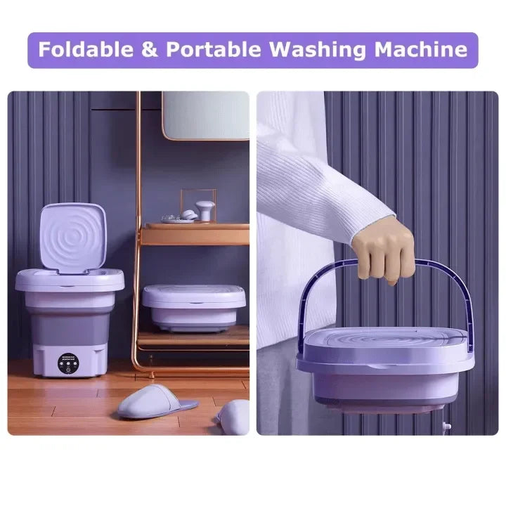 Portable Washing Machine for Travel & Home (random color)