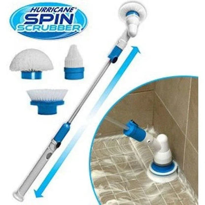 Electric Cleaning Brush – Long Handle Spin Scrubber