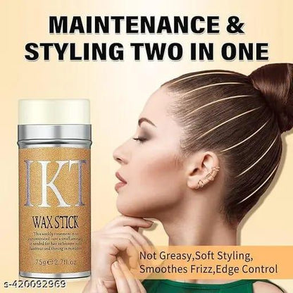 Hair Wax Stick – Frizz Control & Smooth Hair Styling Stick for Men, Women & Kids