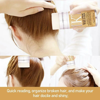 Hair Wax Stick – Frizz Control & Smooth Hair Styling Stick for Men, Women & Kids