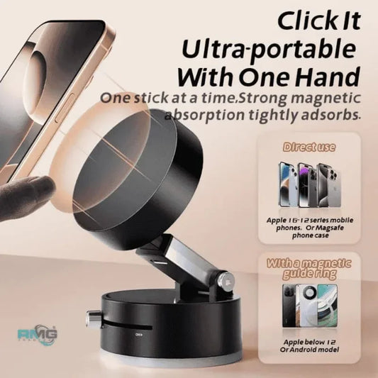 MagnaGrip™ Vacuum Magnetic Car Phone Holder