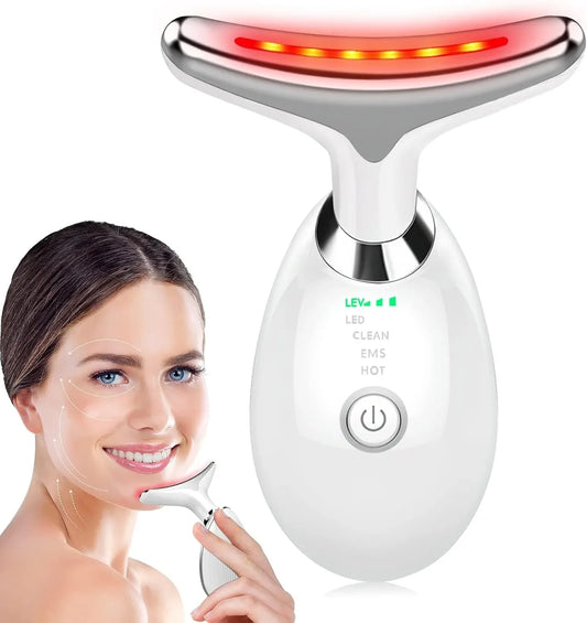 LumiGlow™ 7-LED Face & Neck Beauty Device