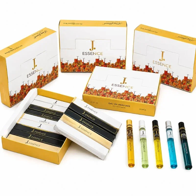 J. Premium 20-Piece Fragrance Collection | 5 Scents | EDP Gift Set for Men & Women